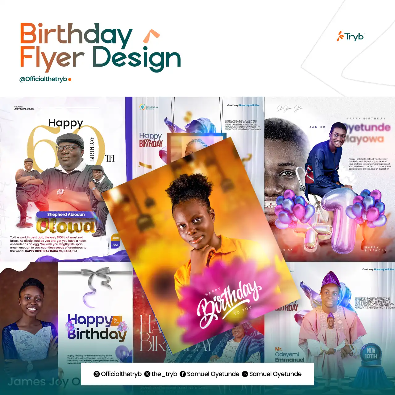Birthday Flyer Design