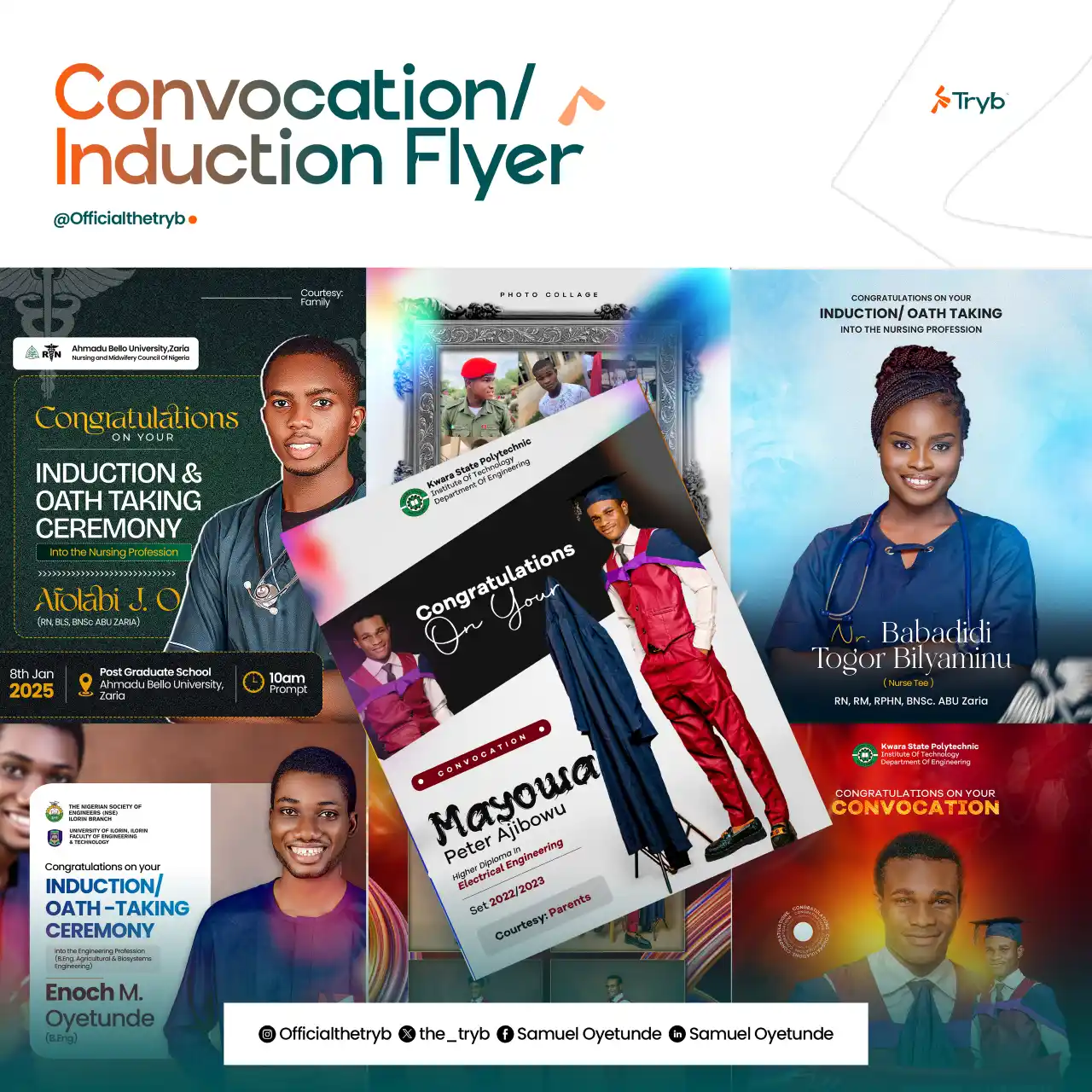 Convocation / Induction Flyer
